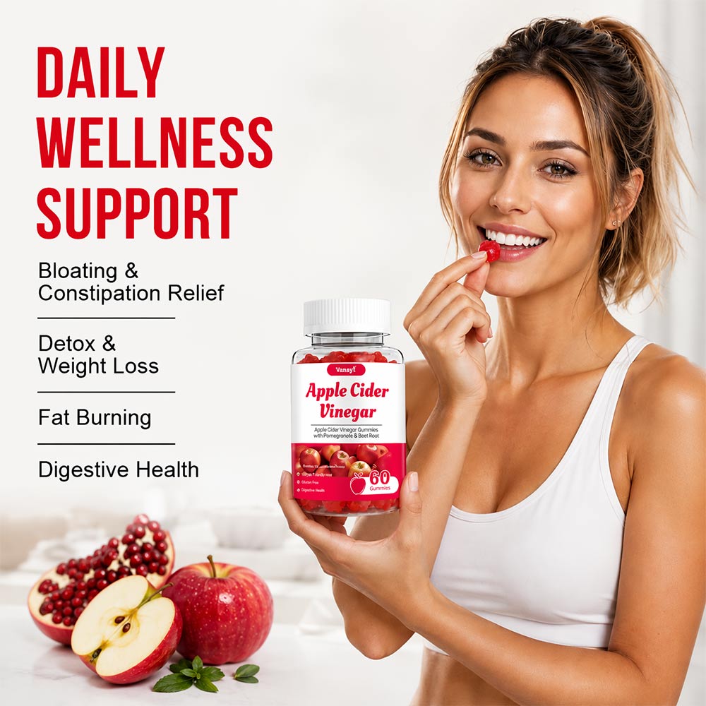 حلوى خل التفاح مع الرمان وجذر  - مراجعة Herbal Wellness Supplement وسعره