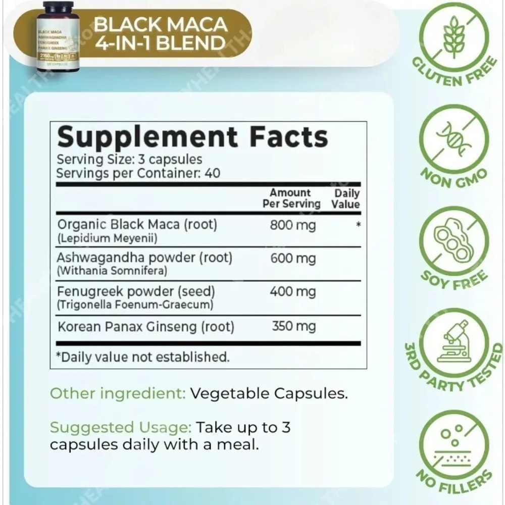 كبسولات عضوية 4 في 1 من جذور ا - مراجعة Herbal Queen وسعره
