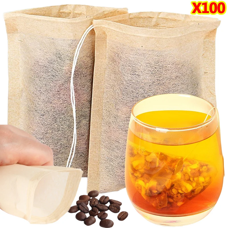 100 قطعة أكياس الشاي مع فلتر ا - مراجعة Herbal Wellness Supplement وسعره