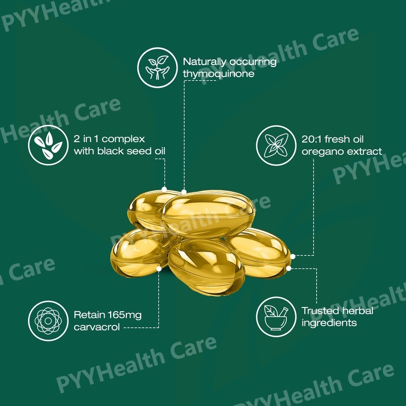 كبسولات زيت الأوريجانو مع زيت  - مراجعة Herbal Wellness For You وسعره