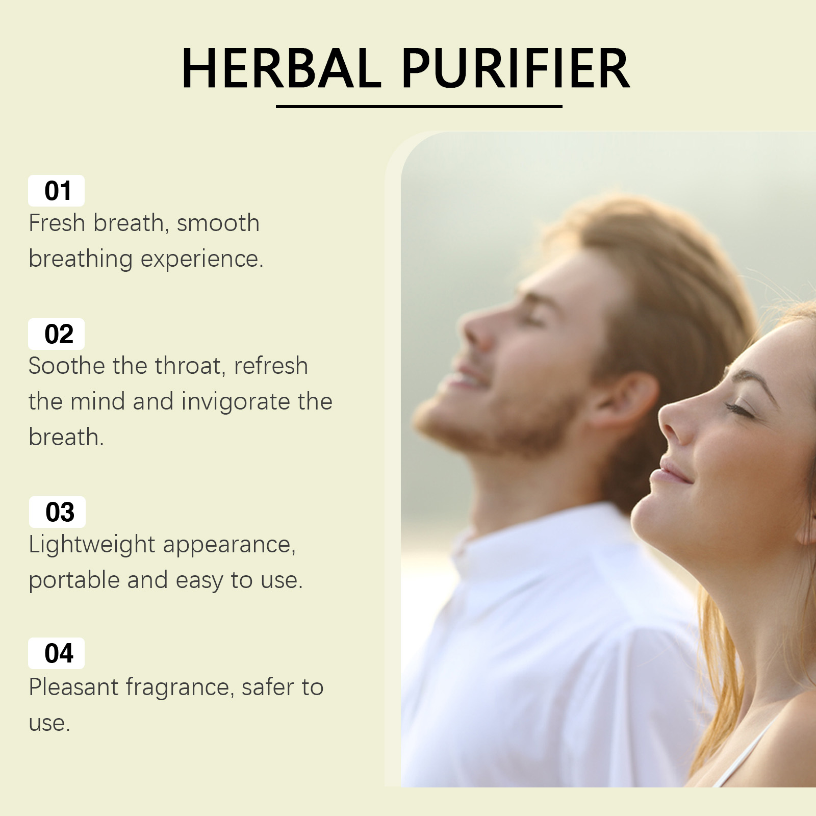 عصا التنفس العشبية الطبيعية، د - مراجعة Herbal Wellness For You وسعره