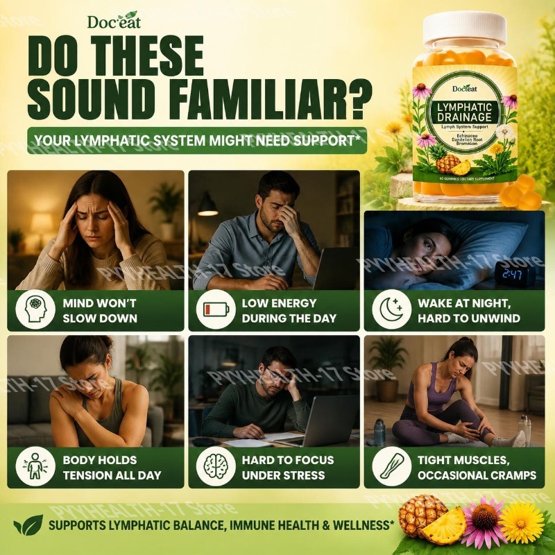 حلوى دوكتيت لدعم الجهاز اللمفا - مراجعة Herbal Wellness For You وسعره